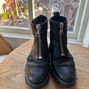 rag & bone Black Combat Boots